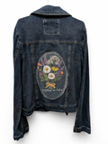 Stay Wild Hand-Painted Girls Denim Jacket